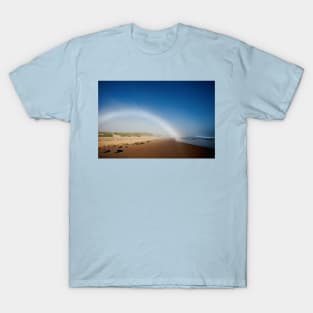 Fogbow on Druridge Bay in Northumberland T-Shirt